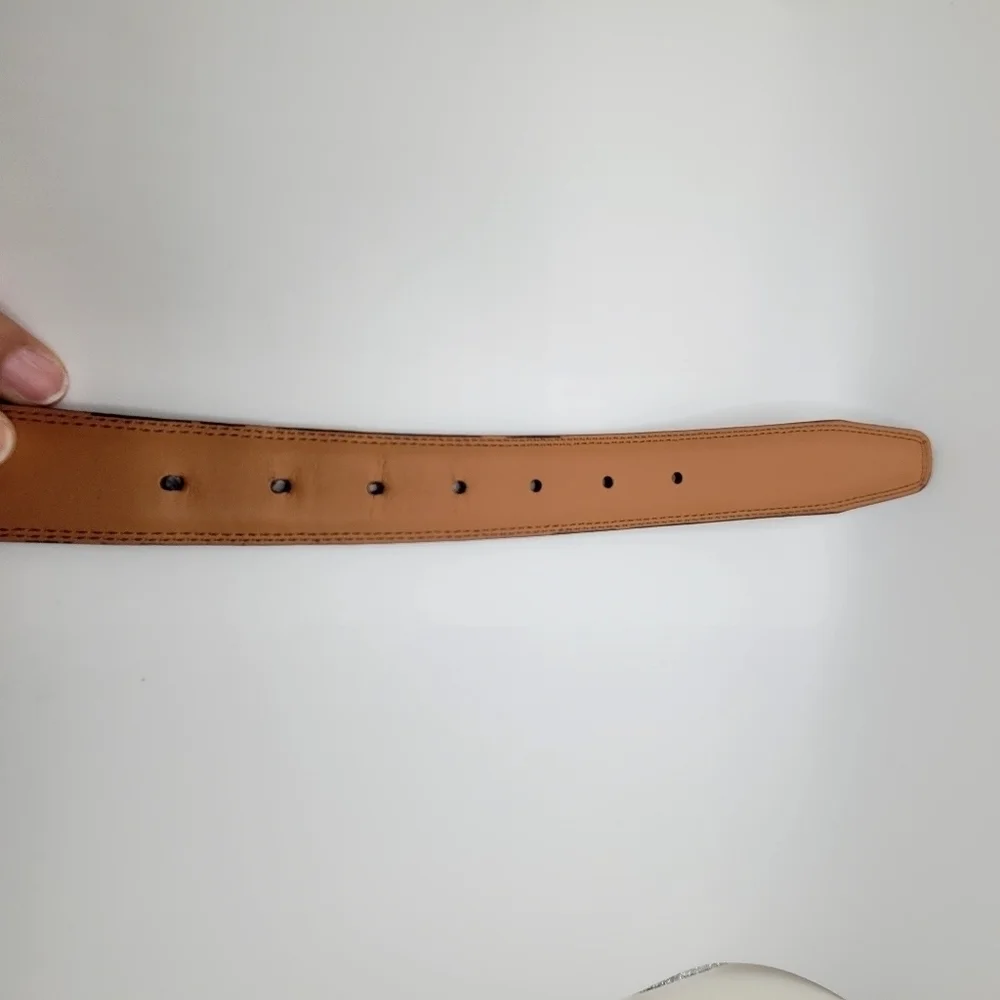 Terracotta Leather Belt